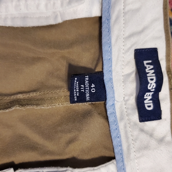 Lot of 3 Land's End chino pants - Picture 4 of 6
